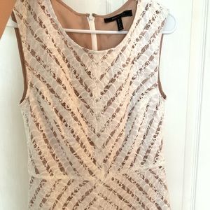 BCBG White Dress